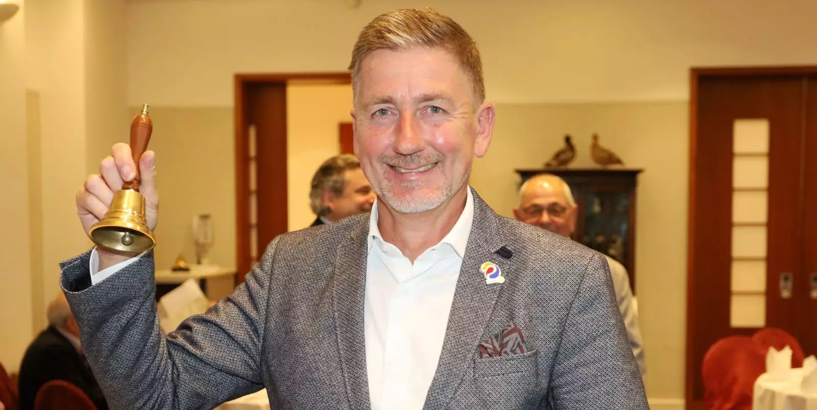 Torsten Schümann ist neuer Präsident im Rotary-Club Hamburg-Harburg. Foto: Christian Bittcher
