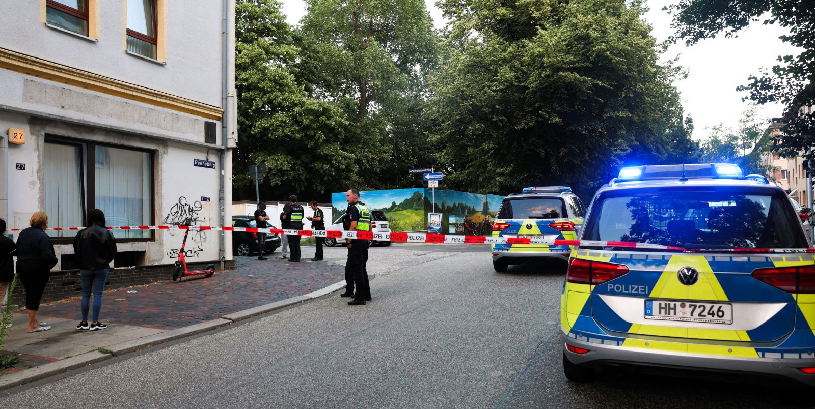 Am Freitagabend ist es am Reeseberg zu einem größeren Polizeieinsatz gekommen. Foto: Lenthe-Medien/Reimer