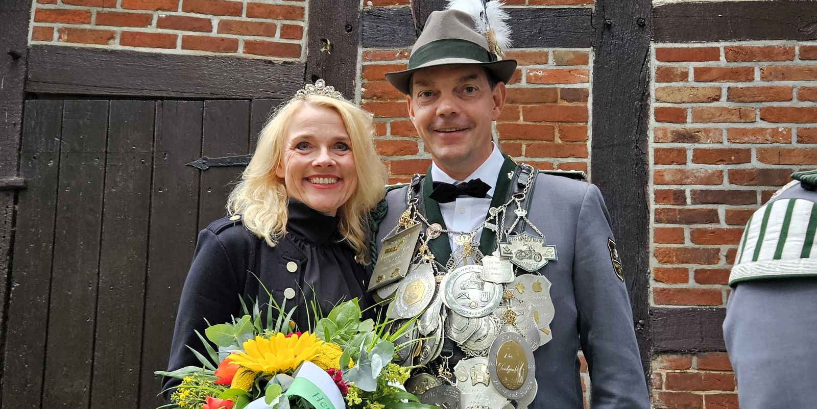 Das strahlende Königspaar Patricia und Carsten Exner. Foto: privat