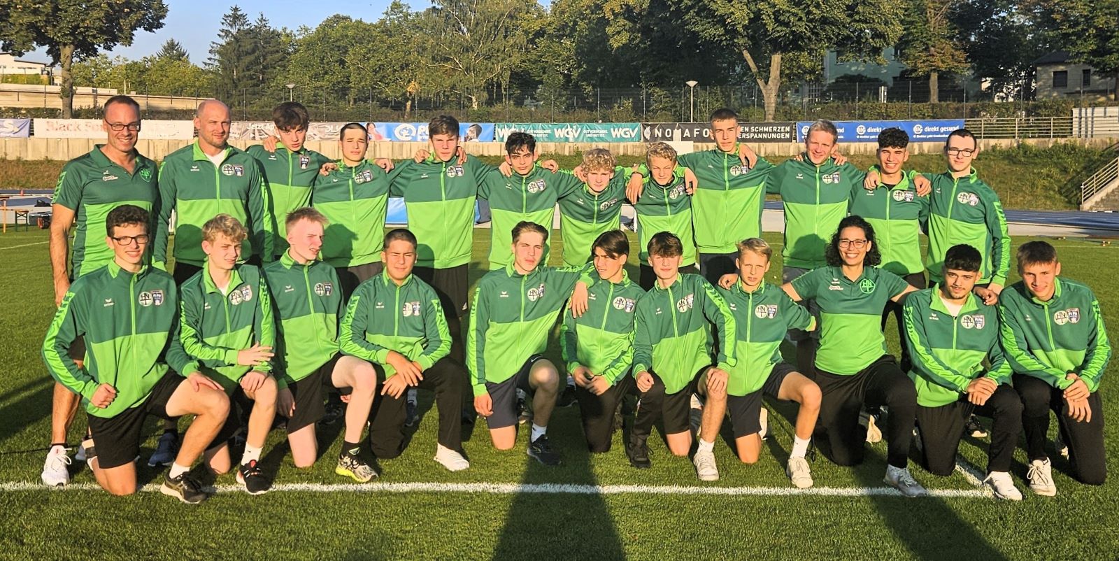 Das HNT-Team nach dem erfolgreichen Abschneiden bei der Team-DM U16. Foto: privat/HNT