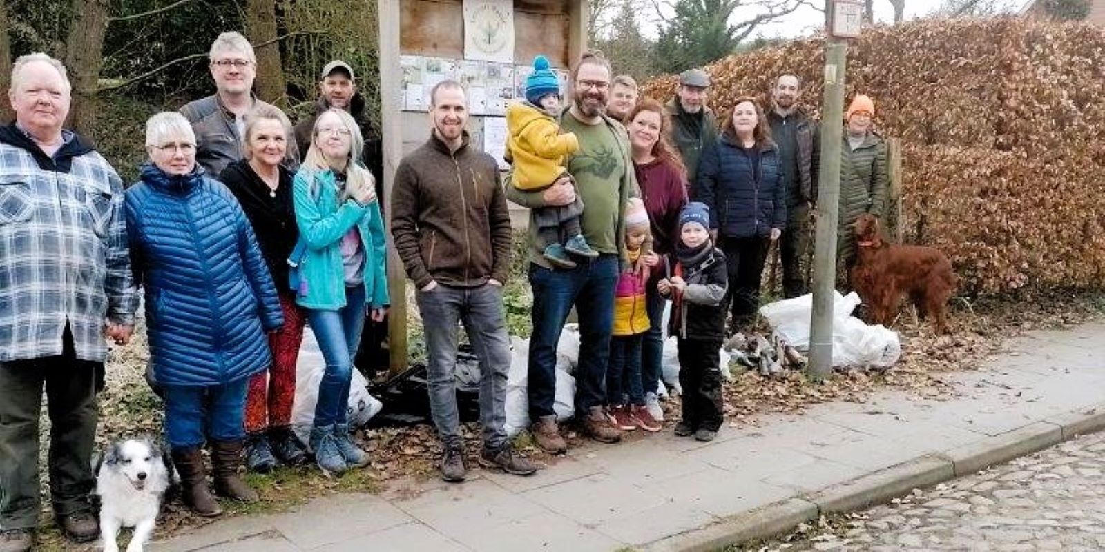 Sie haben rund um Marmstorf für Sauberkeit gesorgt. 