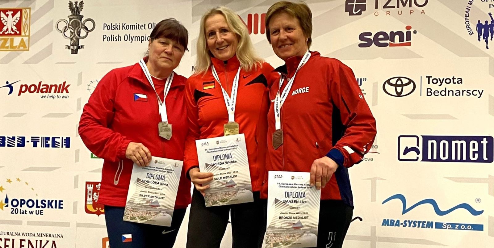 Leichtathletik-Hallen-EM in Polen: Gold und Silber für Wiebke Baseda