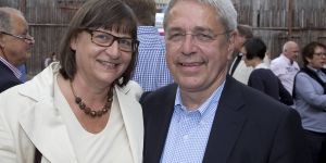 Bezirksamtsleiter Thomas Völsch mit Ehefrau
