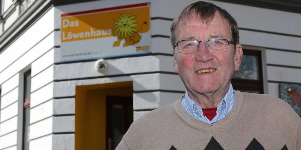Hermann Krüger gründete vor elf Jahren das Löwenhaus. Foto: cb Hermann Krüger