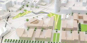 Landschaftsbrücke zum Binnenhafen: Plan bekommt Dämpfer