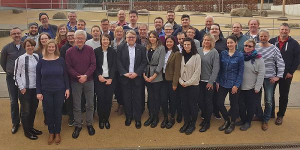 Die SPD-Kandidaten für die Bezirkswahl. Foto: pr SPD stellt sich mit Frank Richter an der Spitze für Bezirkswahl auf