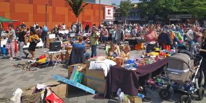 Neugraber Flohmarkt: Viel Resonanz und ein besonderes Foto