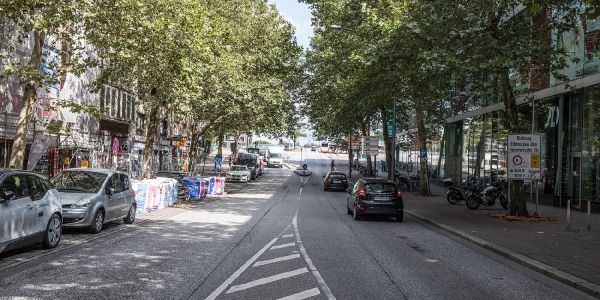 Die Moorstraße. Foto: André Zand-Vakili Moorstraße ist der "gefährlichste" Straßenabschnitt im Bezirk Harburg