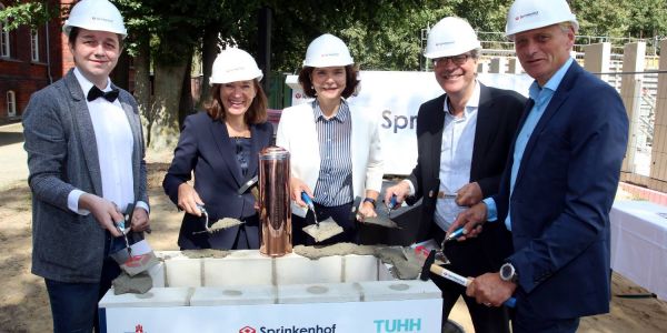 TU Hamburg wächst weiter: Grundstein für 8-Millionen-Euro-Bau