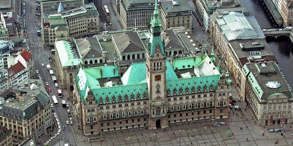 Das Hamburger Rathaus, Sitz der Bürgerschaft. Foto: André Zand-Vakili ZV