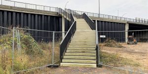 Hannoversche Brücke: Fußgängerbrücke nach fast drei Jahren wieder offen