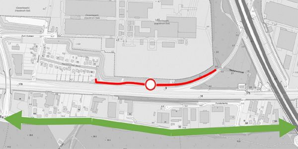 Weiteres Teilstück der Veloroute 10 wird ausgebaut