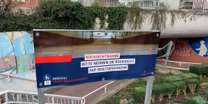 Im Tunnel zum Binnenhafen gibt es jetzt ein „Tempolimit“ für Radfahrer