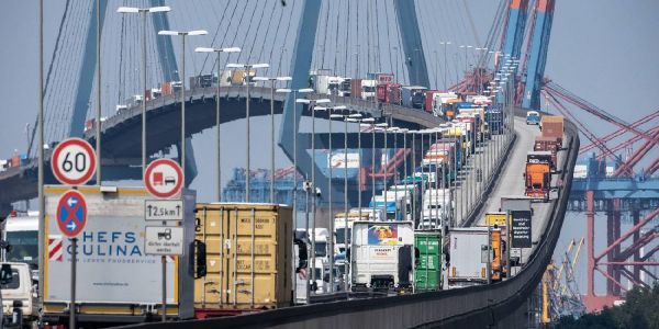 Die Köhlbrandbrücke. Foto: André Zand-Vakili Koehlbrandbruecke