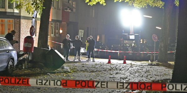 Schießerei mit zwei verletzten Personen an der Baererstraße/ Ecke Lassallestraße