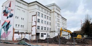 Abriss im Binnenhafen: Neuer Anbau für die Thörl-Villa in der Schloßstraße