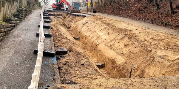 Rohrbruch Alte Forst: 25 Meter Wasserleitung werden ausgetauscht