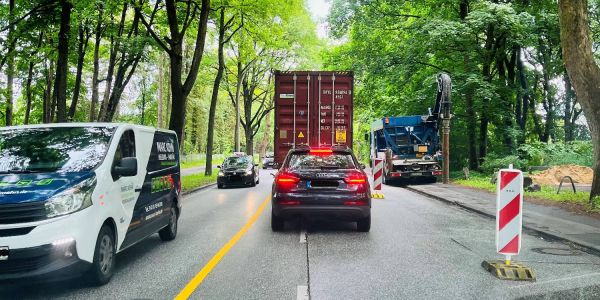 Nur drei Meter pro Fahrstreifen: Bremer Straße wird einen Monat zum Nadelöhr 