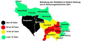 Wohnungseinbruch: In diesen Stadtteilen schlugen die Täter im Bezirk Harburg zu