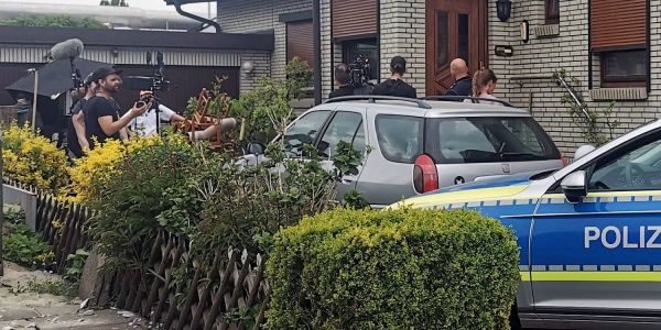 Ermittler in Aktion: Dreharbeiten in Bostelbek für ZDF-Krimiserie