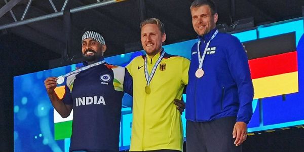 Jonas Baseda von SV Grün-Weiss holt Weltmeistertitel im Speerwurf