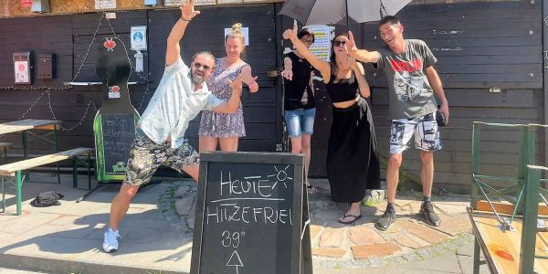 39 Grad im Schatten: Hitzefrei für die Mitarbeiter der Bruzzelhütte