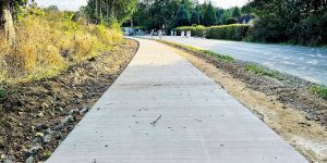 Schluss mit Huppelpiste: Der Radweg an der K26 wurde erneuert 