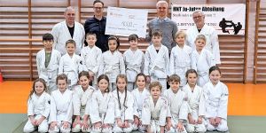 Freude beim Ju-Jutsu-Nachwuchs: 1000 Euro für neue Matten