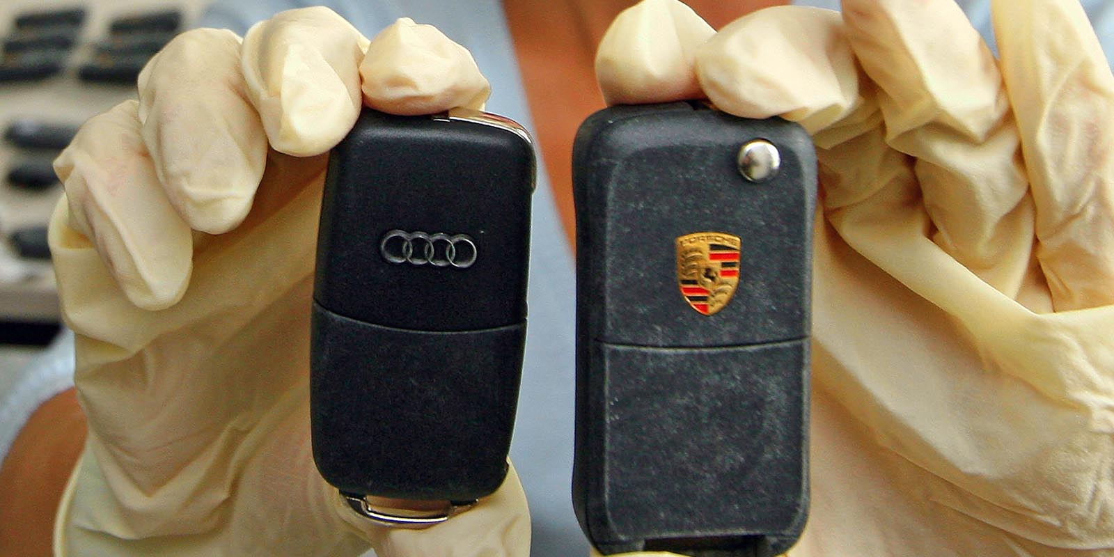 Von der Polizei bei professionellen Dieben sichergestellte Schlüsselrohlinge. Foto: zv