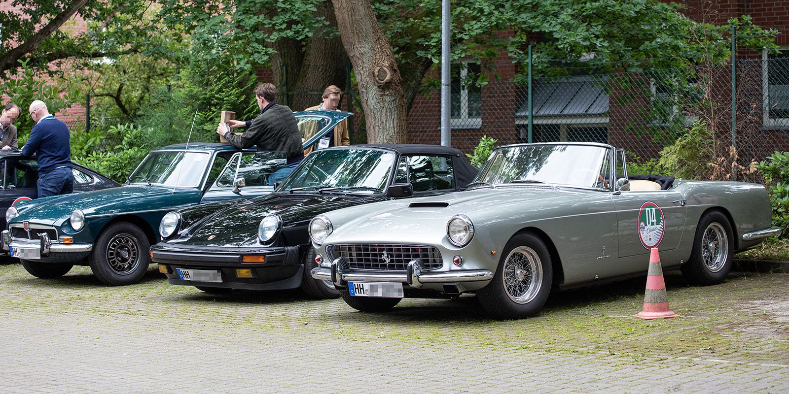 Augenschmaus für Oldtimerfans: Ein Ferrari 250 GT Cabrio in Heimfeld