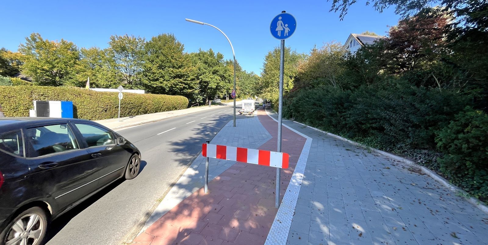 Der gesperrte neue Radweg am Beerentalweg ist wieder freigegeben