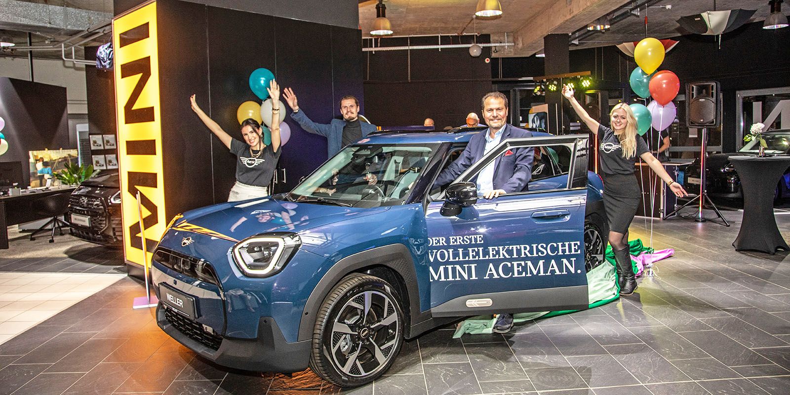 David Breuer und sein Team präsentieren den neuen Mini Aceman.
