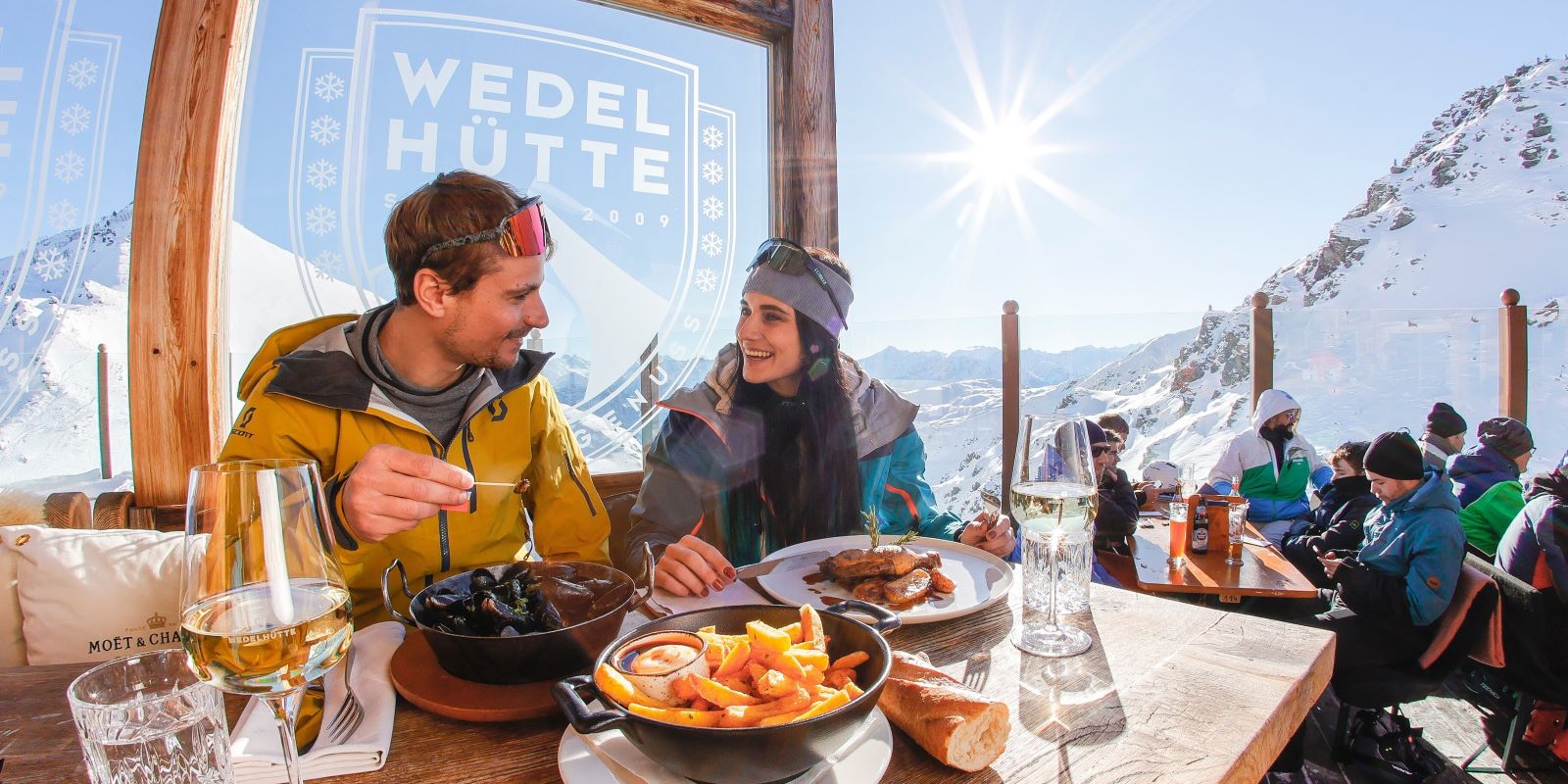 Auch die bekannte Wedelhütte ist beim Ski-Food-Festival dabei. Foto: TVB
