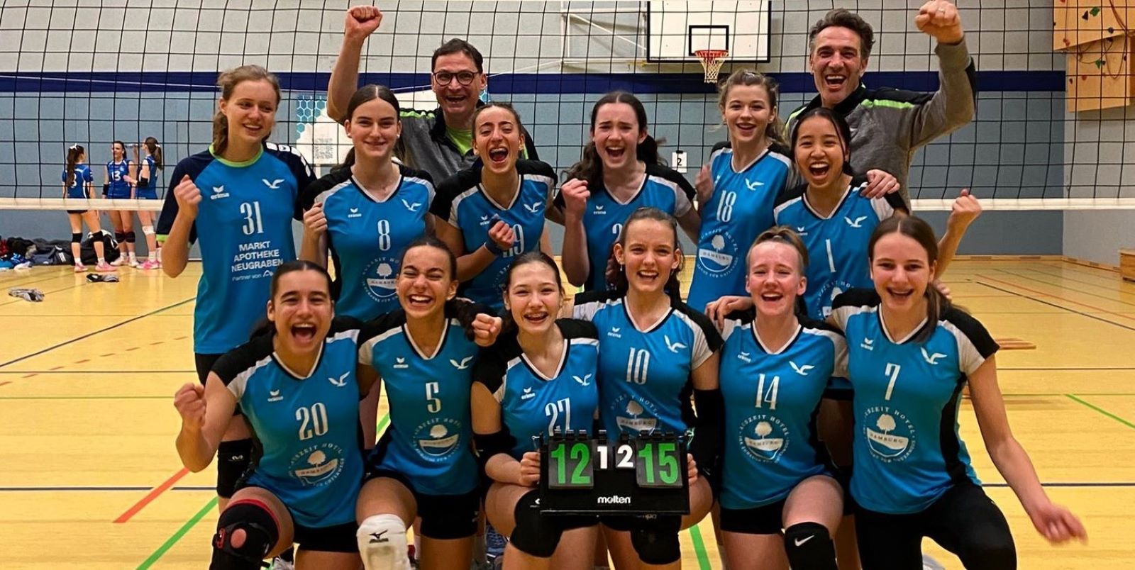 Doppelerfolg: VTH-Volleyballerinnen holen zwei Hamburger Meistertitel
