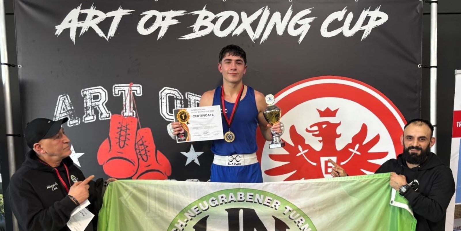 HNT-Boxer holen drei Medaillen bei "Art of Boxing Cup" in Frankfurt