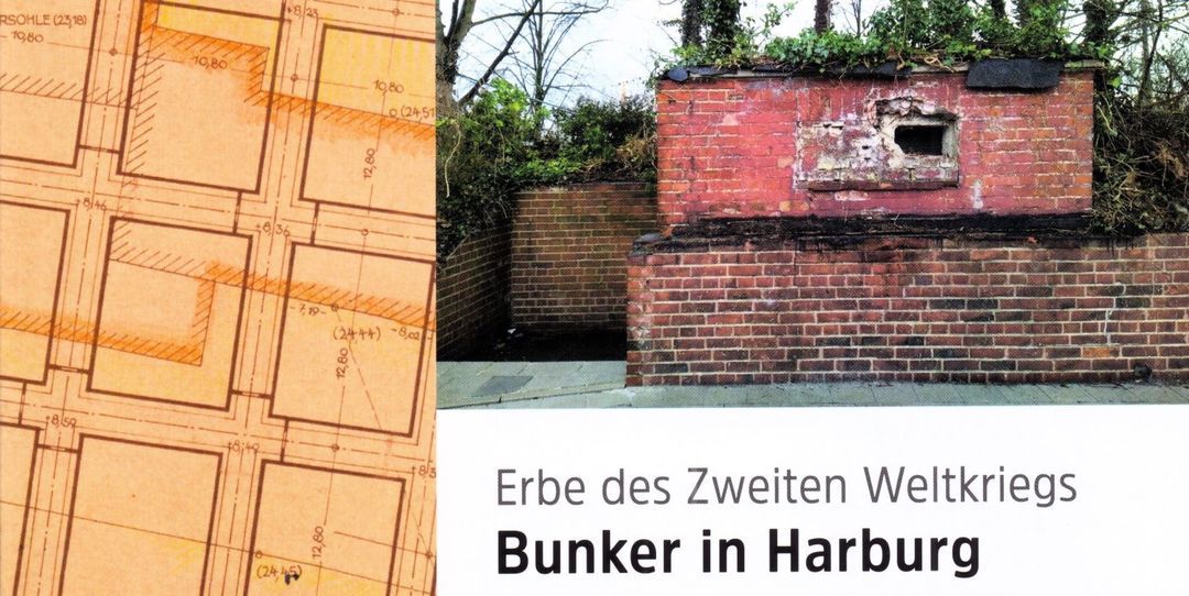Ausschnitt aus dem Cover: Bunker in Harburg lautet der Titel des neuen Buches. Bunker in Harburg