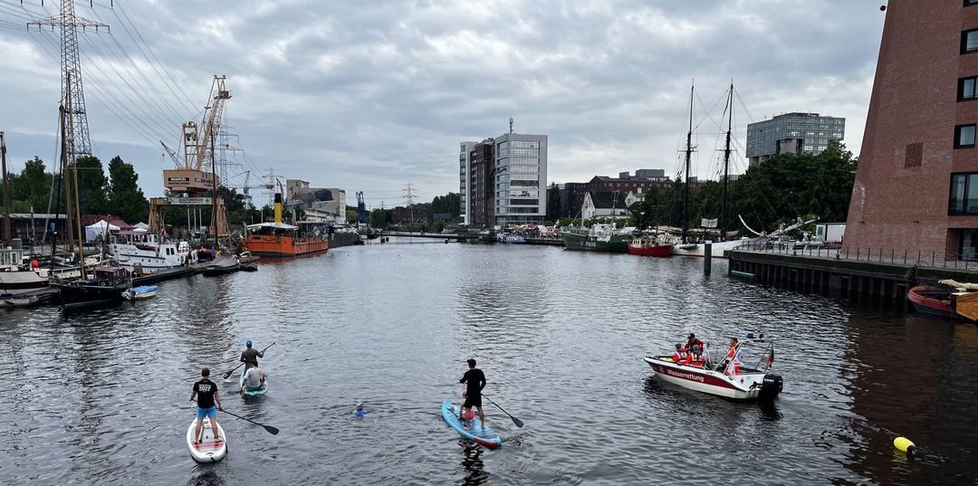 Sonne am Sonnabend – Regen am Sonntag: Rund 20.000 Besucher beim Binnenhafenfest