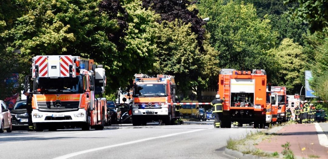 Gasleitung bei Bauarbeiten beschädigt: Vollsperrung der Winsener Straße