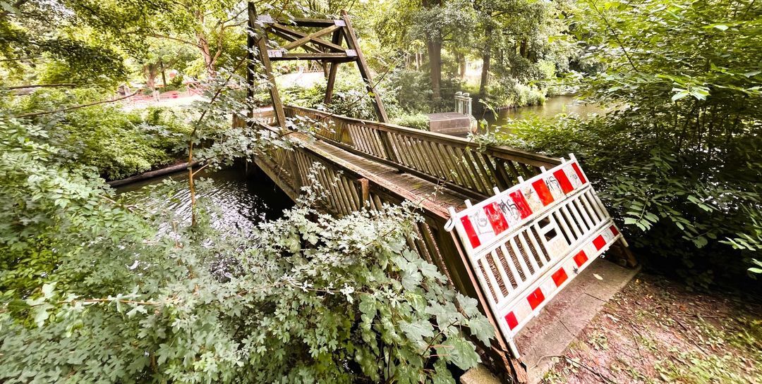 Neubau Fußgängerbrücke im Göhlbachtal: Montag beginnen die Arbeiten