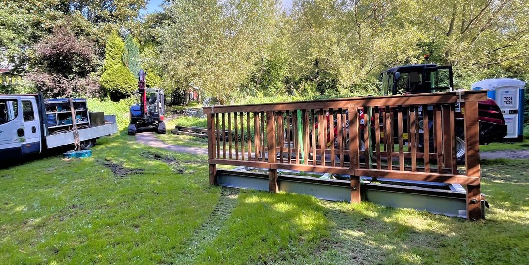 Neue Brücke im Göhlbachtal: Die seit längerem gesperrte Brücke muss noch warten
