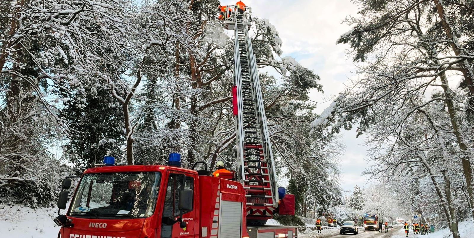 Wintereinbruch in Seevetal: Weiterhin viele Einsätze der Feuerwehr