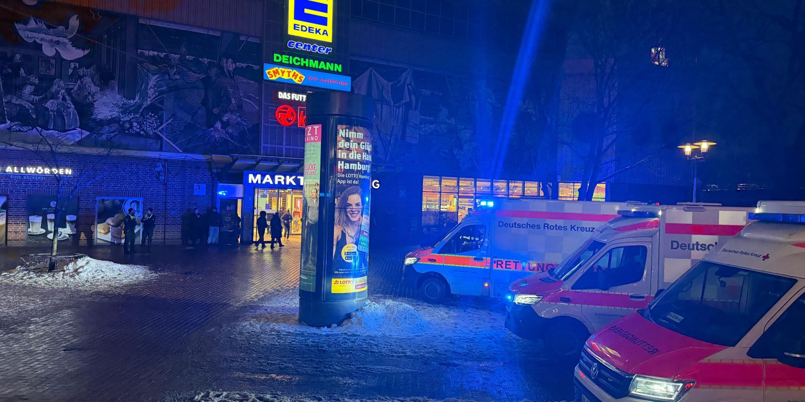 Überfall auf Juwelier im Marktkauf-Center: Mehrere Verletzte - Täter festgenommen