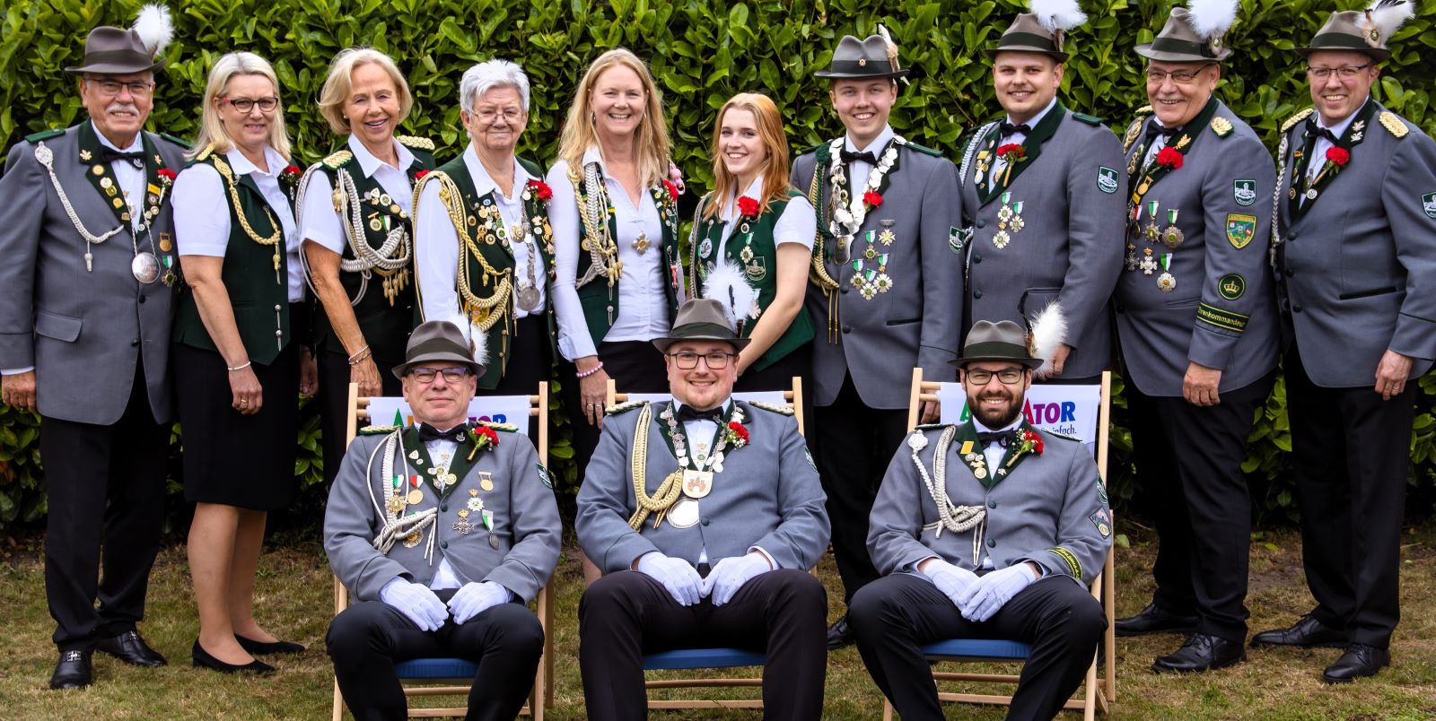 Freuen sich auf das Fest:  Die amtierenden Würdenträger in Moorburg. Foto: Tina Okelmann