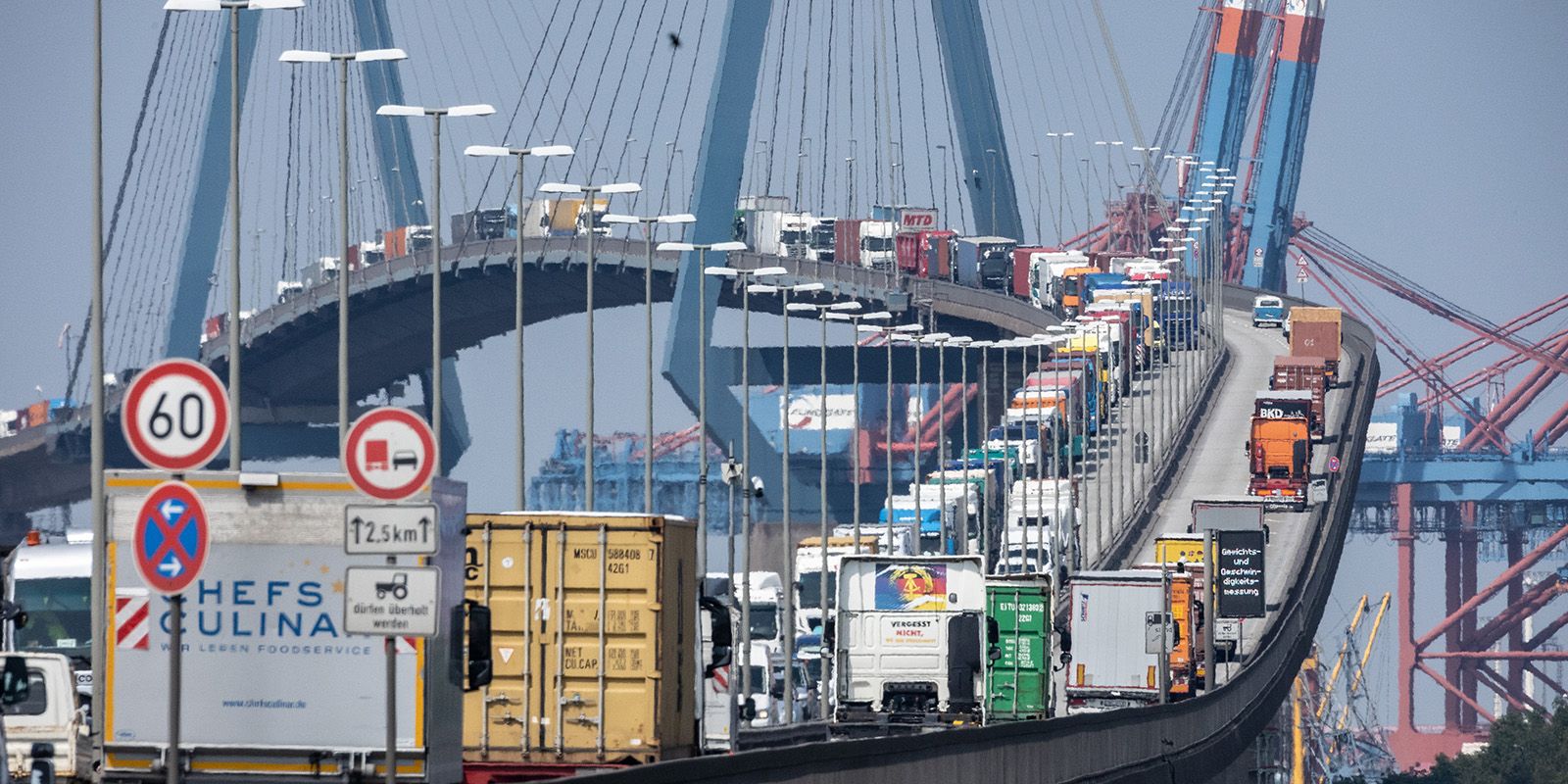 Achtung Autofahrer: Am Wochenende wird die Köhlbrandbrücke gesperrt