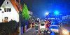 Zwei Verletzte: Feuer im Reihenhaus durch brennenden Weihnachtsbaum