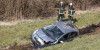 Moorburger Elbdeich: Auto landet nach Überschlag im Wassergraben