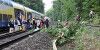 Schwere Schäden durch Unwetter im Landkreis: Zug musste evakuiert werden