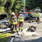 Schwerer Verkehrsunfall auf Rosengartenstraße: Polizei-Sperrungen wurden missachtet
