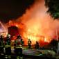 Großbrand in Hausbruch: Wieder ein Feuer im ehemaligen Hotel