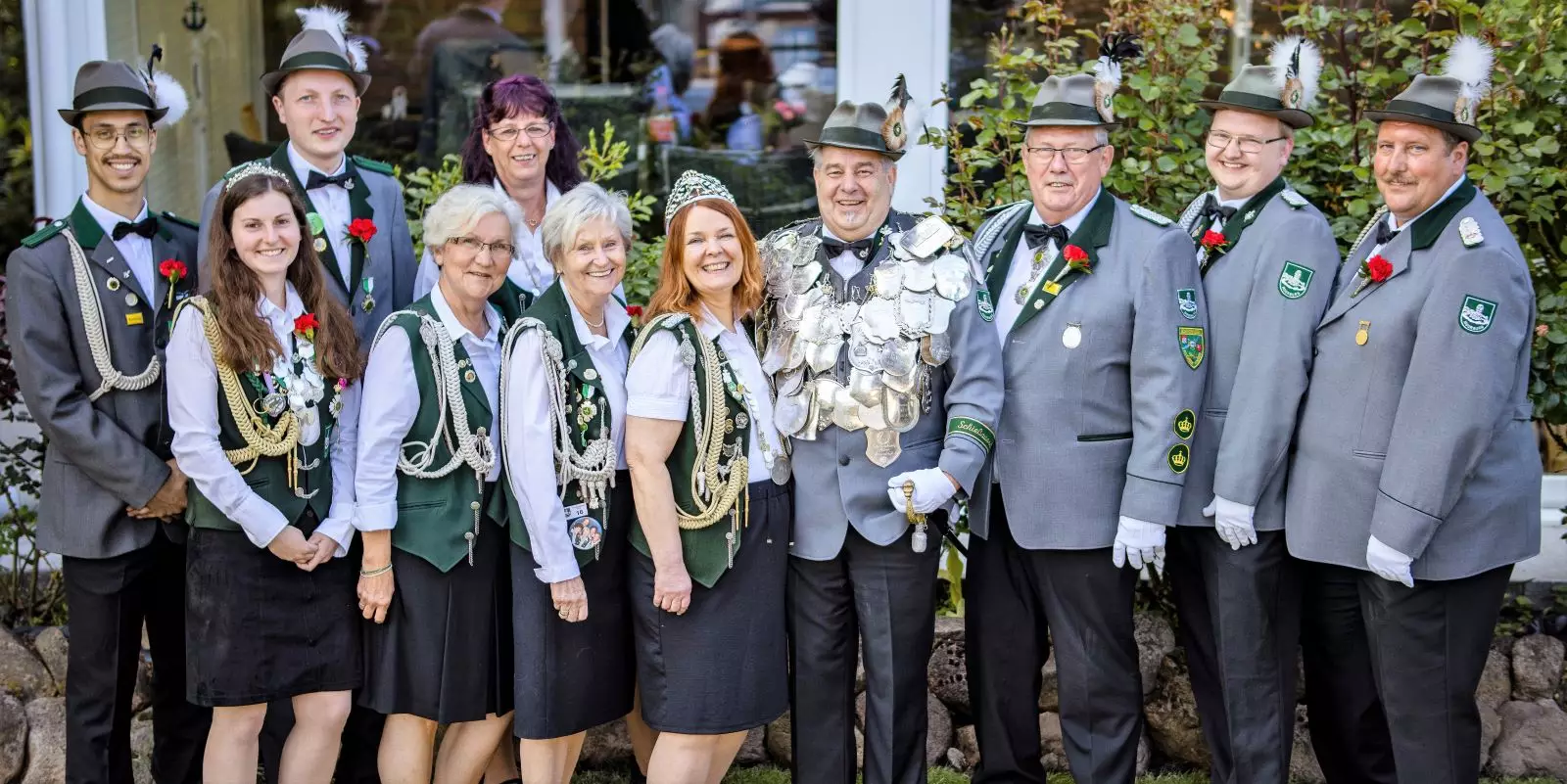 Für die Königscrew um das Regentenpaar Christine Kaufmann und Thorsten Höling geht das Königsjahr zu Ende. Foto: Tina Svensson 